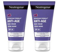 Neutrogena Formule Norvégienne Crème Mains Anti-Âge SPF 20 75 ml Pour La Peau 2x75