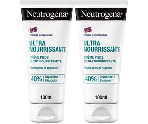 Neutrogena, Formule Norvégienne, Crème Pieds Très Secs et Abimés 100 ml De 2x100