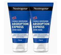 Neutrogena Formule Norvégienne Crème Mains Absorption Express Mains Sèches 2x75ml Promo -10%