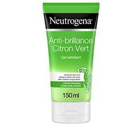 Neutrogena Gel Nettoyant Exfoliant Visage, Anti-Brillance, Citron Vert, 150 ml