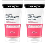 Neutrogena - Gel Exfoliant Pureté Pamplemousse (tube de 150 ml) - Nettoyant visage à la vitamine C et acide salicylique (0,5%) - 96% ont constaté que leur peau était plus lisse après 1 utilisation*