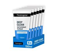 Neutrogena Gel Exfoliant Vivifiant, Lot De 6x150ml ¿ Nettoyant Visage Pour Une Peau D'apparence Saine