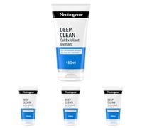 Neutrogena | Gel Exfoliant Vivifiant (tube de 150 ml) - Nettoyant visage pour une peau d'apparence saine (Lot de 4)