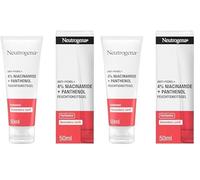 Neutrogena | Gel Hydratant Anti-Boutons + 4% Niacinamide + Panthénol (50 ml) - Soin visage anti-boutons pour peaux sèches et irritées - Crème hydratante sans parfum et sans colorants (Lot de 2)