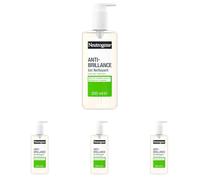 Neutrogena | Gel Nettoyant Anti-Brillance (flacon-pompe de 200 ml) - Nettoyant visage au citron vert et aloe vera (0,5%) (Lot de 4)