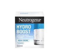 Neutrogena Hydro Boost Aqua Crème pour le visage sans parfum avec acide hyaluronique, acides aminés, électrolytes et céramides, soin intensif du visage pour une peau lisse et souple 50 ml
