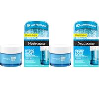 Neutrogena Hydro Boost Aqua Gel Crème hydratante pour le visage avec acide hyaluronique, acides aminés et électrolytes à absorption rapide pour peaux normales et mixtes 50 ml (Lot de 2)