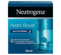 Neutrogena Hydro Boost Crème de nuit, crème pour le visage, crème hydratante, tous types de peau, sans huile, 50 ml