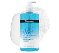 Neutrogena Hydro Boost - Gel nettoyant hydratant pour le visage à l'acide hyaluronique - Gel nettoyant quotidien moussant pour le visage et démaquillant - Léger, sans huile et non comédogène - 16 Fl
