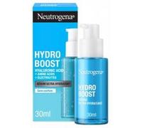 Neutrogena - Sérum Ultra Hydratant Hydro Boost (flacon-pompe de 30 ml) - Soin pour le visage à l'acide hyaluronique, acides aminés et électrolytes - Sérum léger à absorption rapide