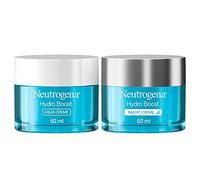 Neutrogena Hydro Boost Soin du visage jour et nuit avec crème Aqua (50 ml) et crème de nuit (50 ml), soin de jour hydratant et soin de nuit avec acide hyaluronique