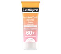 Neutrogena Invisible Daily Defense Crème solaire sans parfum, large spectre SPF 60+, sans oxybenzone et hydrofuge, protection solaire et environnementale, 100 ml