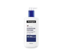Neutrogena - Lait Corps Hydratation Profonde (flacon-pompe de 400 ml) - Lait pour le corps à absorption rapide pour peaux sèches - Soin corps avec 10% de glycérine et technologie pro-céramide