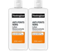 Neutrogena | Lotion Désincrustante Anti-Points Noirs (flacon de 200 ml) - Lotion pour le visage à l'acide salicylique (0,5%) - 91% ont constaté une peau plus nette en 1 jour* (Lot de 2)