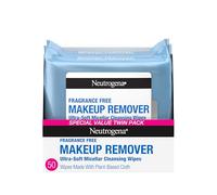 Neutrogena Maquillage sans parfum nettoyant Remover lingettes pour le visage, 25 Count, 2 Packs
