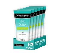 Neutrogena Masque Argile Skin Detox Purifiant 2 En 1, Lot De 6x150ml ¿ Masque Anti-Toxines Et Traces De Pollution ¿ Masque Visag