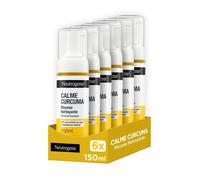 Neutrogena Mousse Nettoyante Calme Curcuma, Lot De 6x150ml ¿ Nettoyant Visage À L'extrait De Curcuma