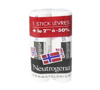 Neutrogena - Neutrogena Duo Stick Lèvres 2 X 4,8 G Baume Lèvres 1 Unité