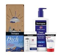 Neutrogena Norwegian Formula Coffret cadeau pour une hydratation et une protection en profondeur - Soin intensif pour la peau et les lèvres - 3 pièces