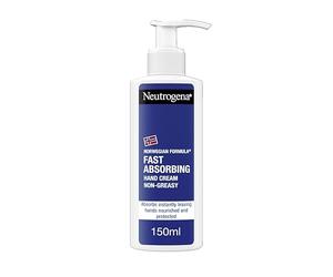 Neutrogena Norwegian Formula Crème pour les mains à absorption rapide, légère et non grasse pour les mains sèches, formule nourrissante pour les peaux plus douces, convient aux peaux sensibles 150 ml