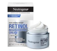 Neutrogena Rapid Wrinkle Repair Crème au Rétinol à l'Acide Hyaluronique, Crème Anti-Rides, Crème Hydratante , Éliminer les Taches Sombres pour le Visage, Crème de Jour et de Nuit 48,2 g