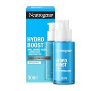 Neutrogena - Sérum Ultra Hydratant Hydro Boost (flacon-pompe de 30 ml) - Soin pour le visage à l'acide hyaluronique, acides aminés et électrolytes - Sérum léger à absorption rapide