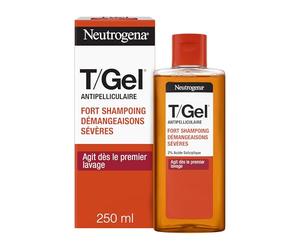 Neutrogena Shampoing T/Gel Fort Démangeaisons Sévères, flacon de 250 ml | Antipelliculaire, Shampooing apaisant contre les démangeaisons, Soin cheveux efficace dès le 1er lavage