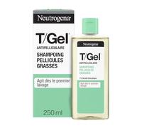 Neutrogena - Shampooing Antipelliculaire T/Gel Pellicules Grasses (flacon de 250 ml) - Shampooing rééquilibrant pour les cuirs chevelus gras - Shampoing avec résultats visibles dès la 1ère utilisation