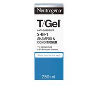 Neutrogena T/Gel 2 en 1 Shampooing et après-shampoing anti-pelliculaire - Agit sur les pellicules dès la première application - 250ml