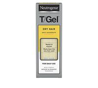 Neutrogena T/Gel Shampooing antipelliculaire pour cheveux secs (1 x 150 ml), shampooing antipelliculaire quotidien à l'acide salicylique, shampooing nettoyant pour aider à réparer les cheveux secs et