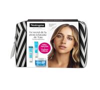Neutrogena Trousse Soin Visage Hydro Boost - Coffret cadeau avec Crème Contour des Yeux + Gel-Crème Hydratant + Fluide SPF50 - Routine beauté à l'acide hyaluronique et vitamine E