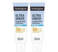 Neutrogena Ultra Sheer Fluide Invisible Hydratation SPF50 Émulsion 2x50 ml