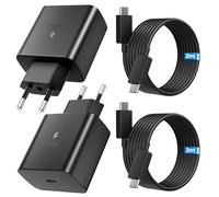 NEUTYPECHIC 2 Pièces Chargeur USB C Rapide, Chargeur Rapide Charge Ultra Rapide de 45 W Compatible pour Samsung, Antistatique Embout Chargeur USB C Conception à Double Protection