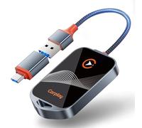 NEUTYPECHIC Adaptateur CarPlay sans Fil, 2 en 1 Adaptateur CarPlay Wireless pour Plug and Play, Convertit Filaire en Carplay sans Fil, pour iOS 10 et Supérieur & Voitures avec Carplay(Noir)