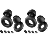 NEUTYPECHIC Bouchons d'Oreilles pour Dormir Silicone, Embouts Réutilisables Doux, Protection Auditive pour Concentration, Voyages, Sorties, avec 8 Embouts en XS/S/M/L, Réduction du Bruit SNR 30 dB