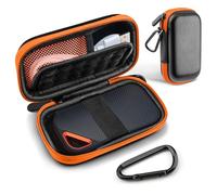 NEUTYPECHIC Étui pour SanDisk Extreme Pro, Portable Étui Disque Dur Externe, Étui Rigide pour Sandisk E80/E30/E60/E81 Eva Antichoc Voyage, Imperméable pour SSD HDD (Noir)