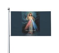 Neuvaine À La Miséricorde Divine Drapeaux Drapeau De Jardin Décoratif Bannière Pour Mur Vacances Intérieur 3X5Ft
