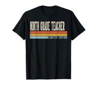 Neuvième année Enseignant Semaine rétro Vintage rentrée Scolaire T-Shirt