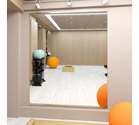 NEUWEABY Lot de 2 grands miroirs de salle de sport à domicile, 145 x 61 cm, sans cadre, en verre trempé, à fixation murale pour studio de danse, garage