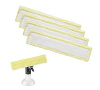 Neuytiky 4 Pcs Bonnettes Microfibre Accessoire pour Kärcher Nettoyeu, Tampons d'accessoires pour l'aspirateur de Vitres, Aspirateur de Fenêtre Accessoires, pour Kärcher Nettoyeur de Vitres WV2/WV5