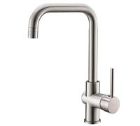 NEVA Robinet mitigeur cuisine avec 2 jets chrome brossé