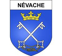 Névache 05 ville sticker blason écusson autocollant adhésif - Taille : 4 cm