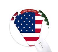 nevada america carte étoiles tripes pavillon forme tapis de souris en caoutchouc de sapin de noël