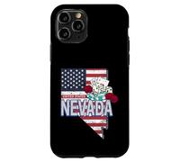 Nevada aux États Unis avec Carte Souvenir Vintage USA Coque pour iPhone 11 Pro