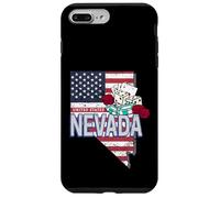 Nevada aux États Unis avec Carte Souvenir Vintage USA Coque pour iPhone 7 Plus/8 Plus