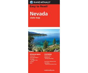 Nevada, carte facile à lire | Rand McNally