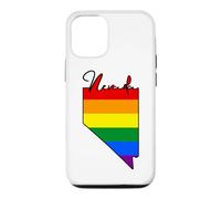 Nevada Carte USA État Nevada Arc-en-Ciel Drappeu Fierté Coque pour iPhone 12/12 Pro
