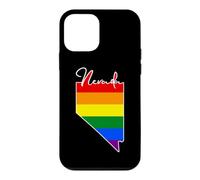 Nevada Carte USA État Nevada Arc-en-Ciel Drappeu Fierté Coque pour iPhone 12 Mini