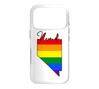 Nevada Carte USA État Nevada Arc-en-Ciel Drappeu Fierté Coque pour iPhone 17 Pro