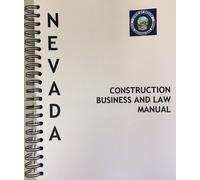 Nevada Construction Business and Law Manual